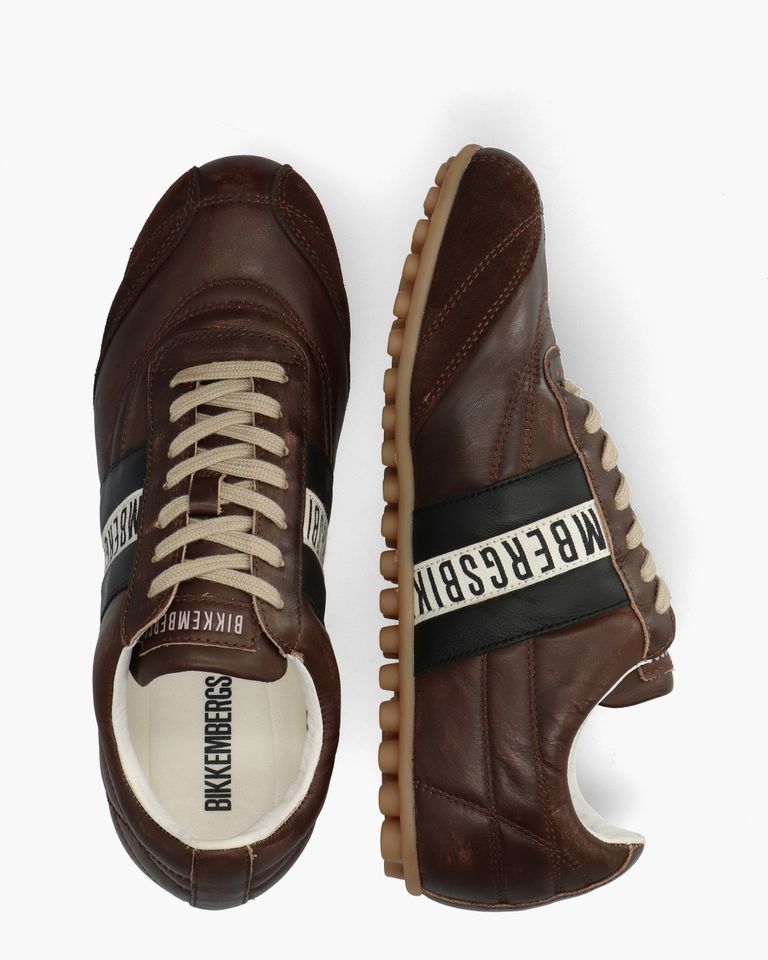 32213 Donkerbruin Herensneakers