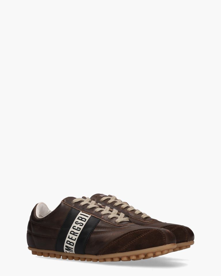 32213 Donkerbruin Herensneakers