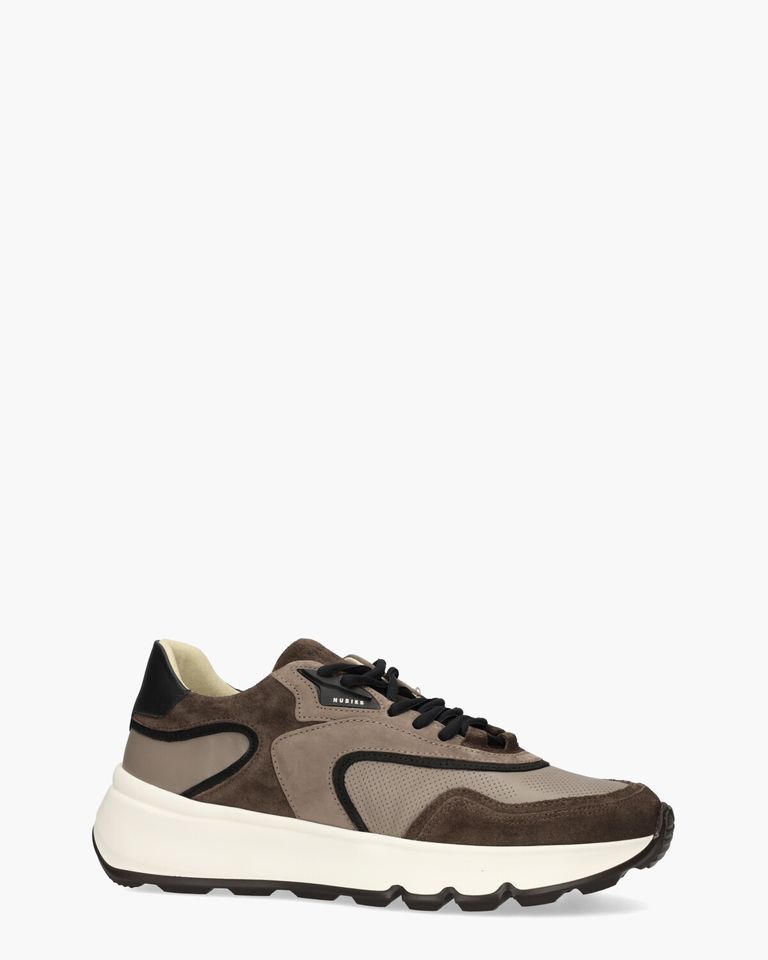 Luca Noa Taupe/Donkerbruin Herensneakers