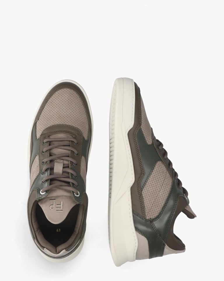 Low Top Ghost Paneled Multicolor Herensneakers