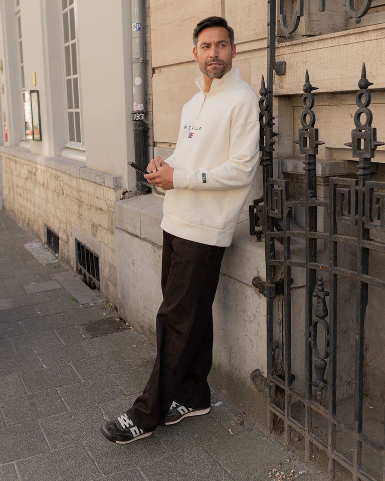 Jogger Donkerbruin/Off-White Herensneakers