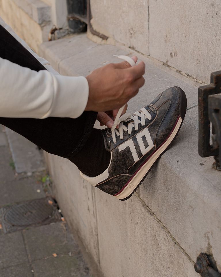 Jogger Donkerbruin/Off-White Herensneakers