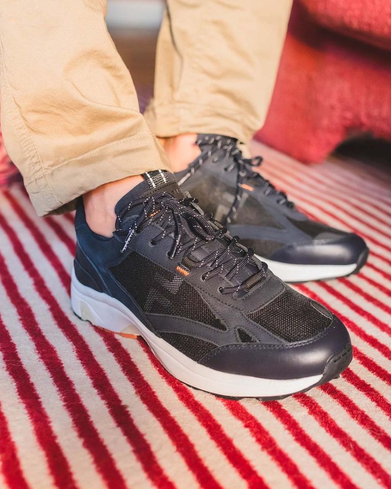 Krafla Donkerblauw Herensneakers 