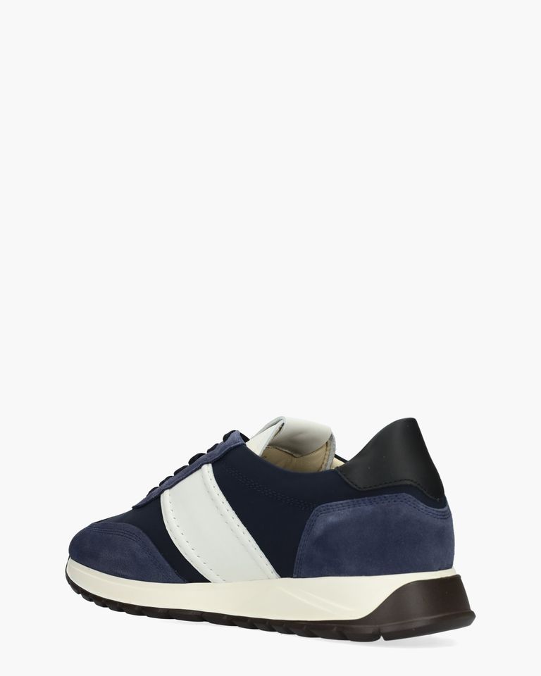 Glen Hendrix Donkerblauw/Wit Herensneakers