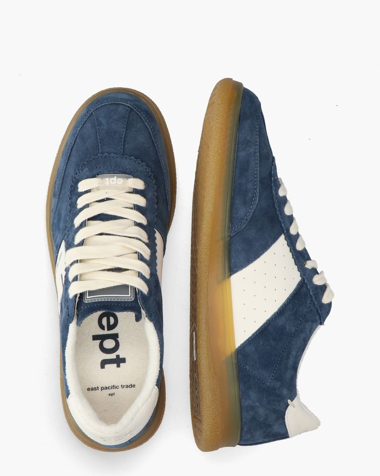 Santos Donkerblauw/Off-White Herensneakers