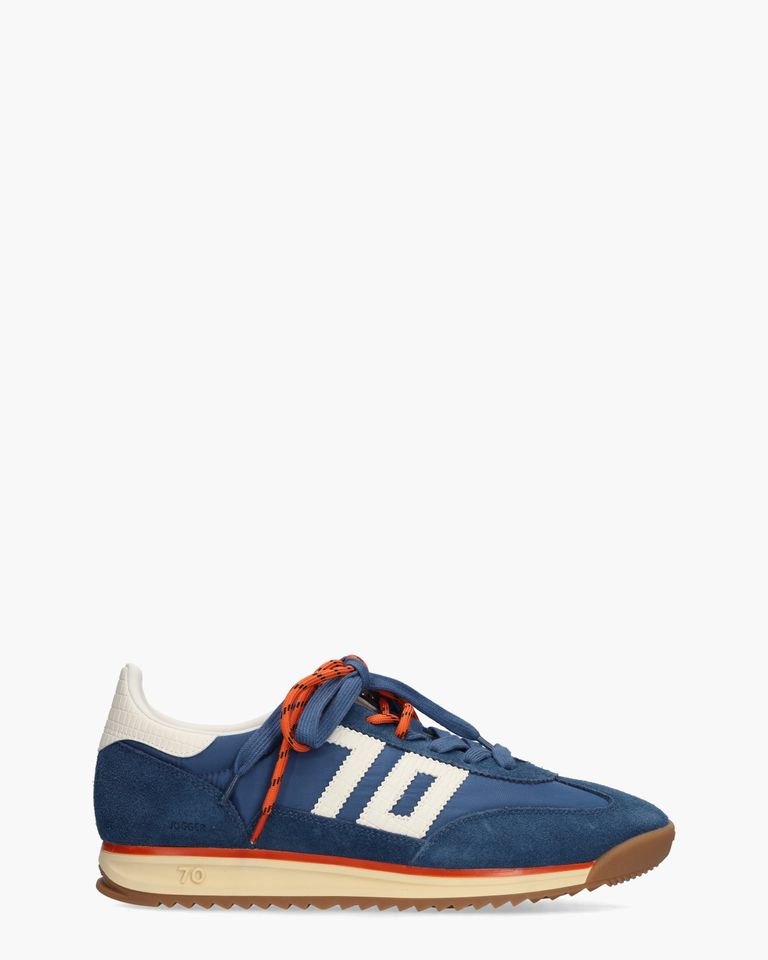Jogger Spongy Nylon Blauw Herensneakers