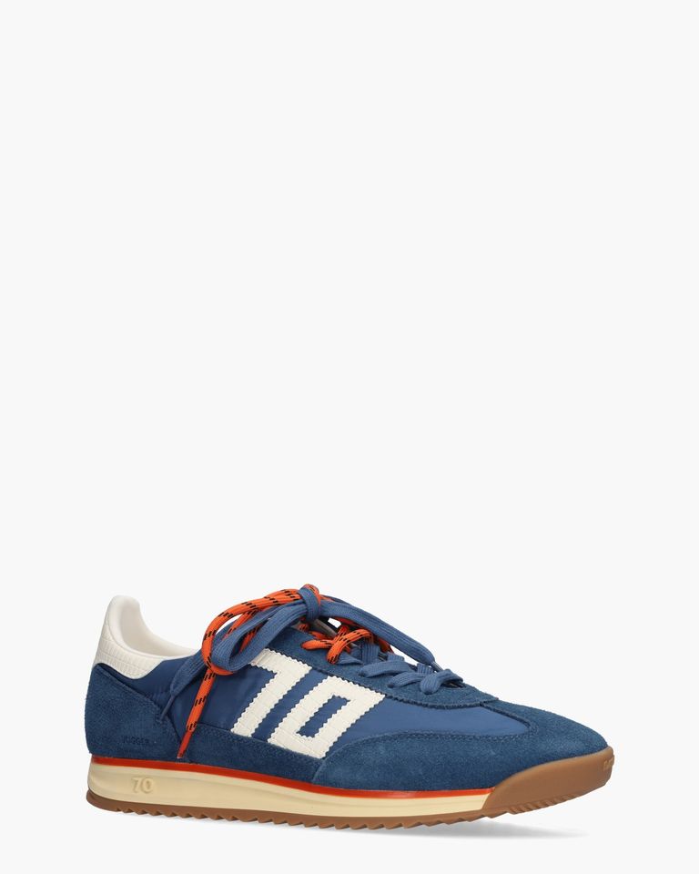Jogger Spongy Nylon Blauw Herensneakers