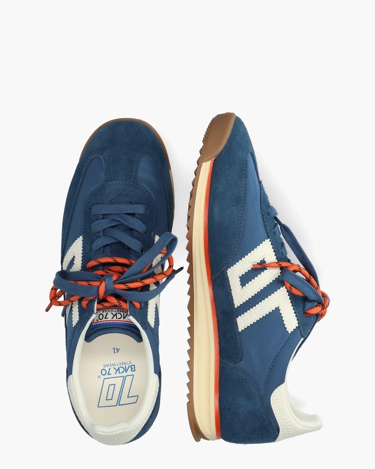Jogger Spongy Nylon Blauw Herensneakers