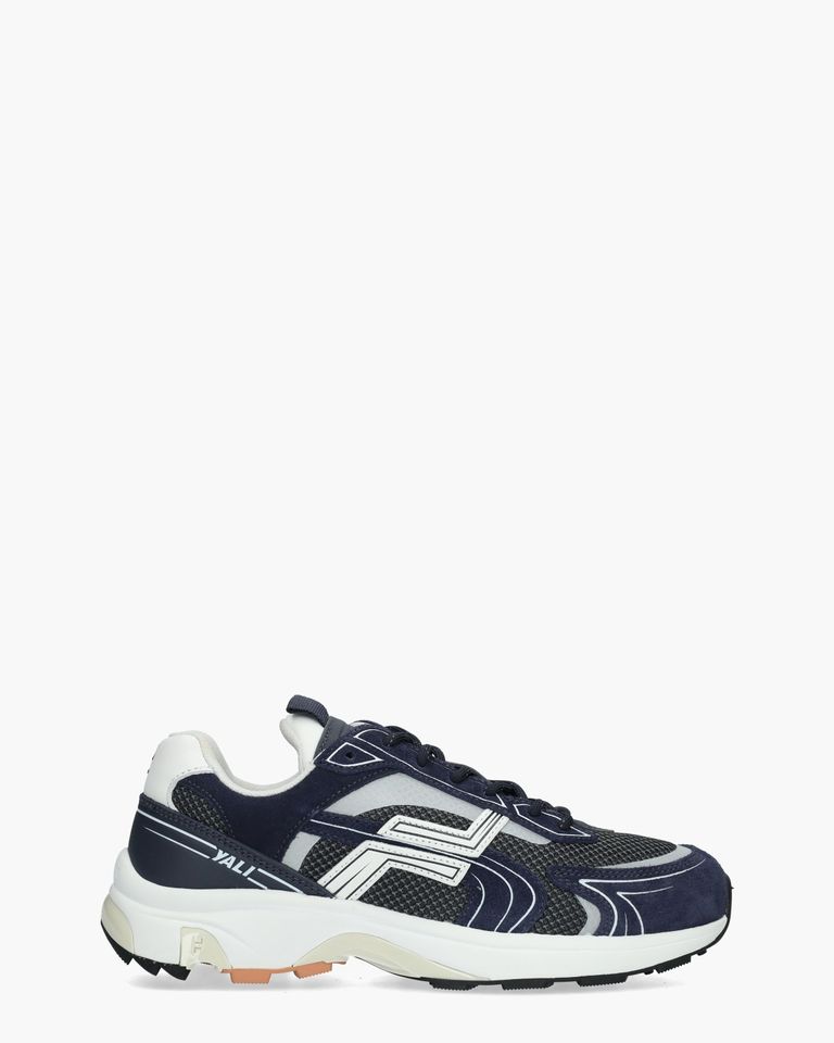 Yali Donkerblauw Herensneakers