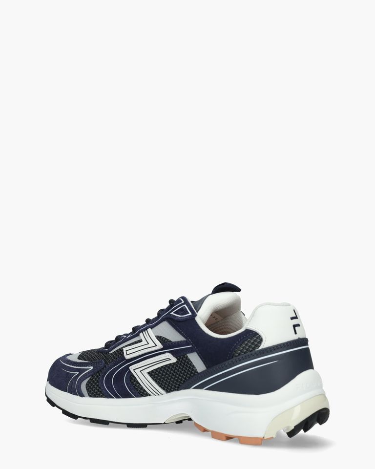 Yali Donkerblauw Herensneakers