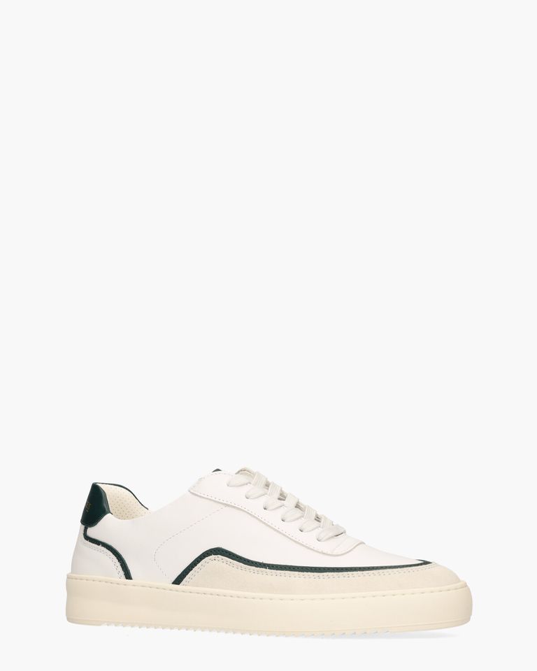 Mondo Stack Wit/Donkergroen Herensneakers