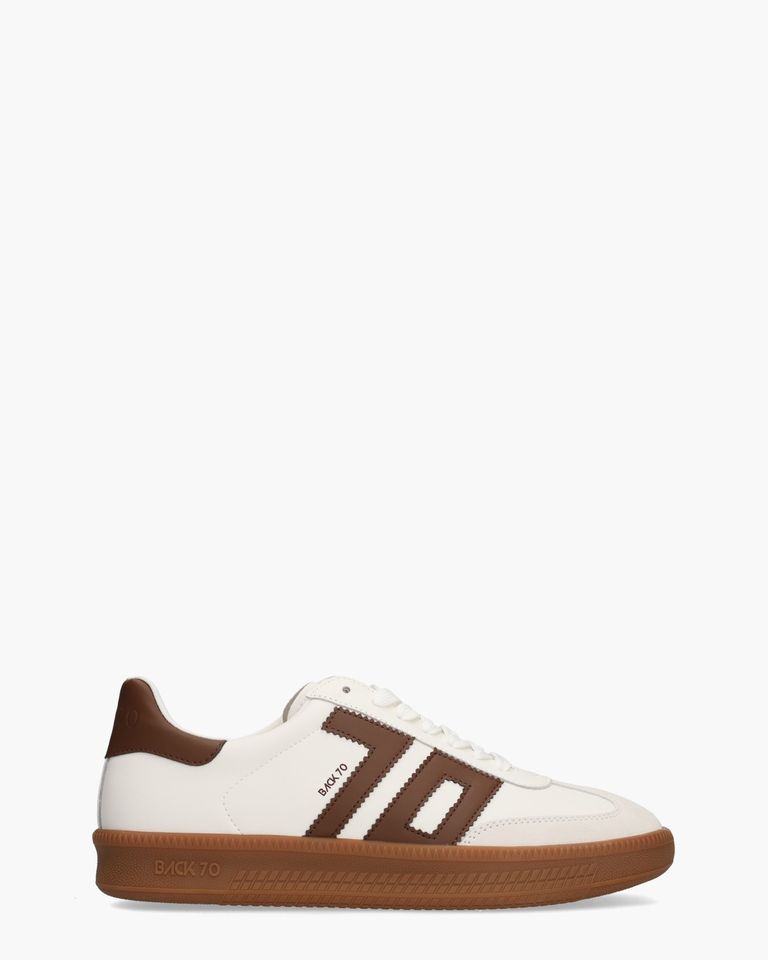 Double Wit/Donkerbruin Herensneakers