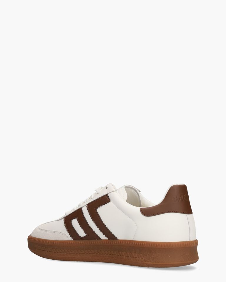 Double Wit/Donkerbruin Herensneakers