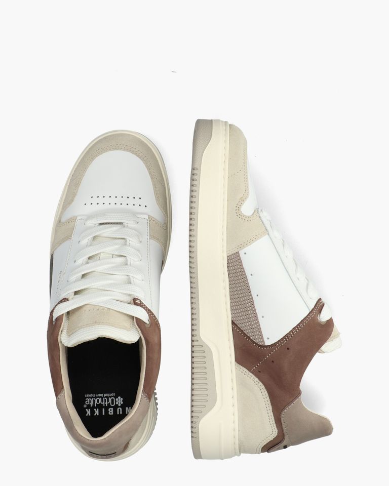 Basket Courtside Wit/Multi Herensneakers