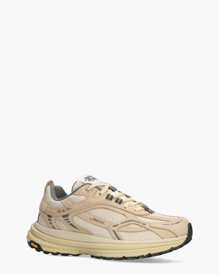 The Re-Run Vibram Beige Herensneakers