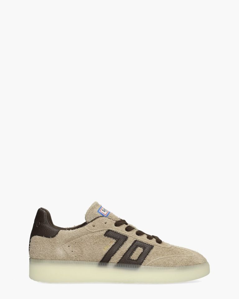 Boston Beige/Donkerbruin Herensneakers 