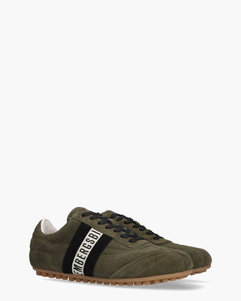 32214 Legergroen Herensneakers