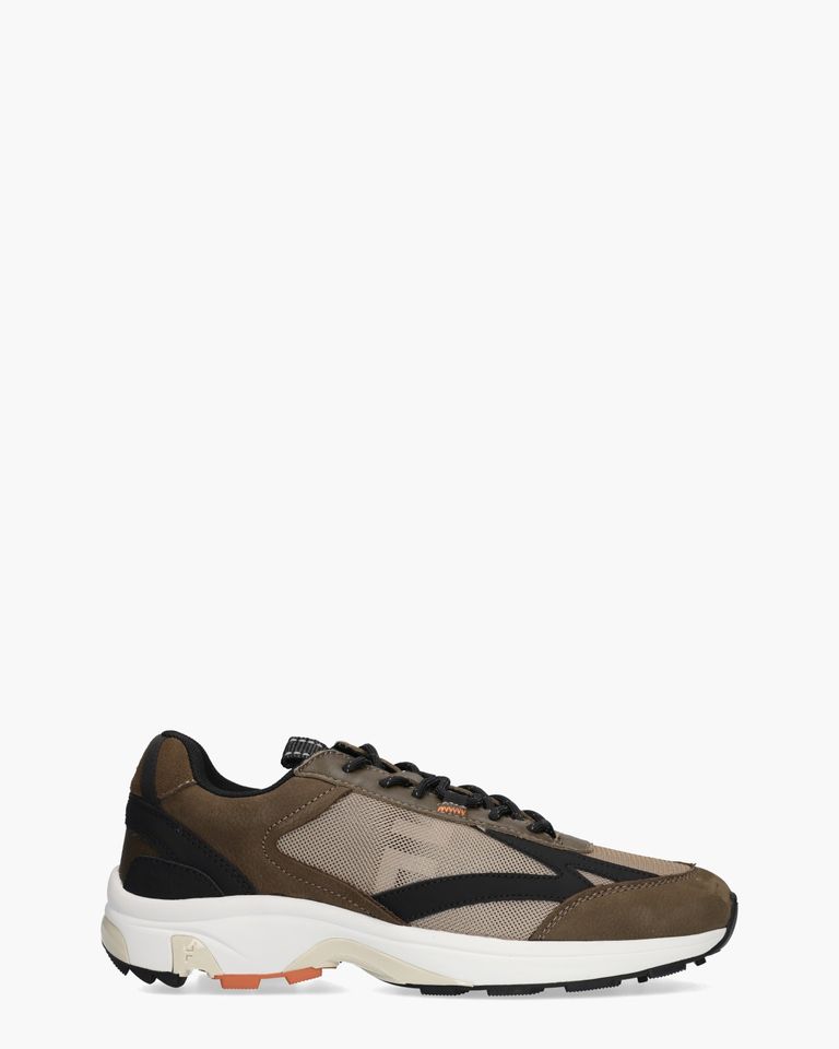 Krafla Groen/Zwart Herensneakers