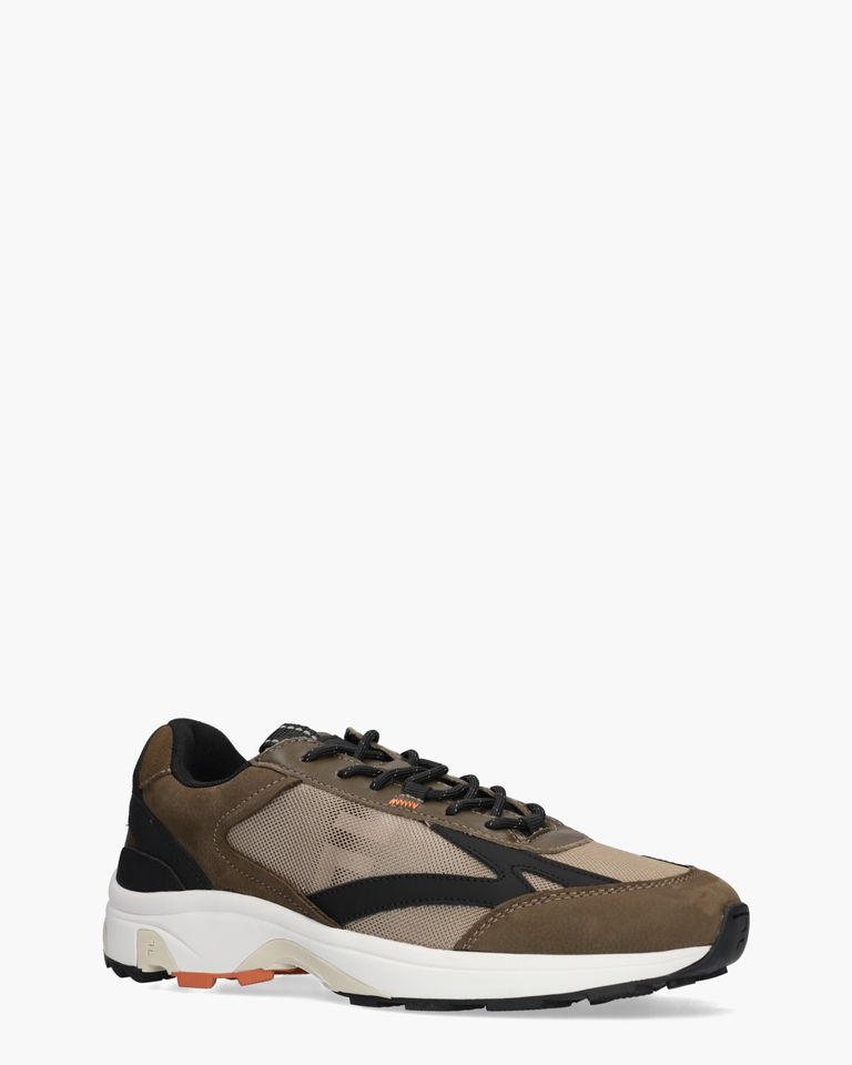 Krafla Groen/Zwart Herensneakers