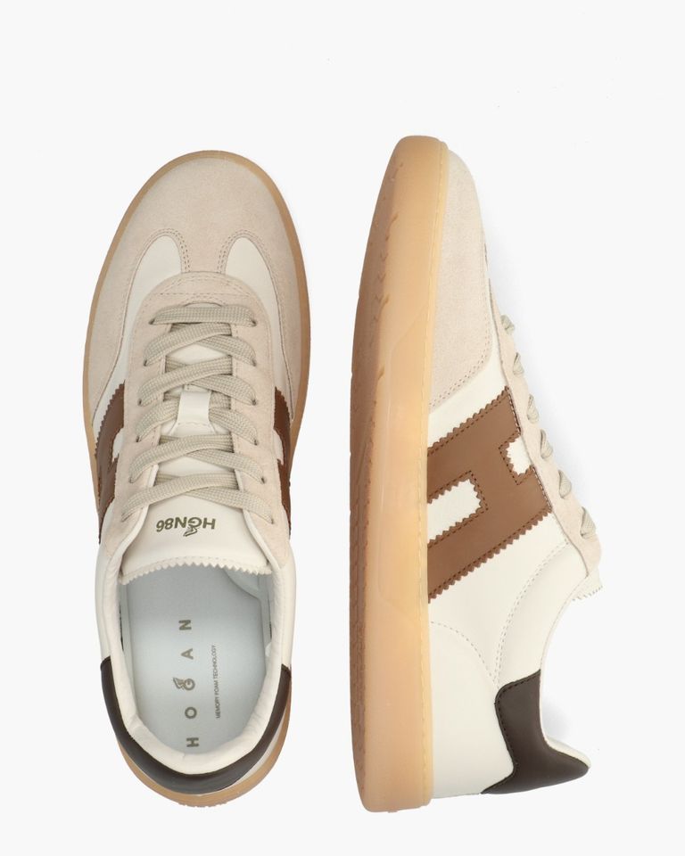 Cool Off-White/Bruin Herensneakers