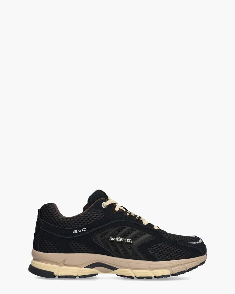 The Re-Run EVO Nubuck Donkergrijs Herensneakers