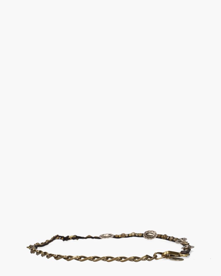 Catena Donkerbruin/Goud Damesriem