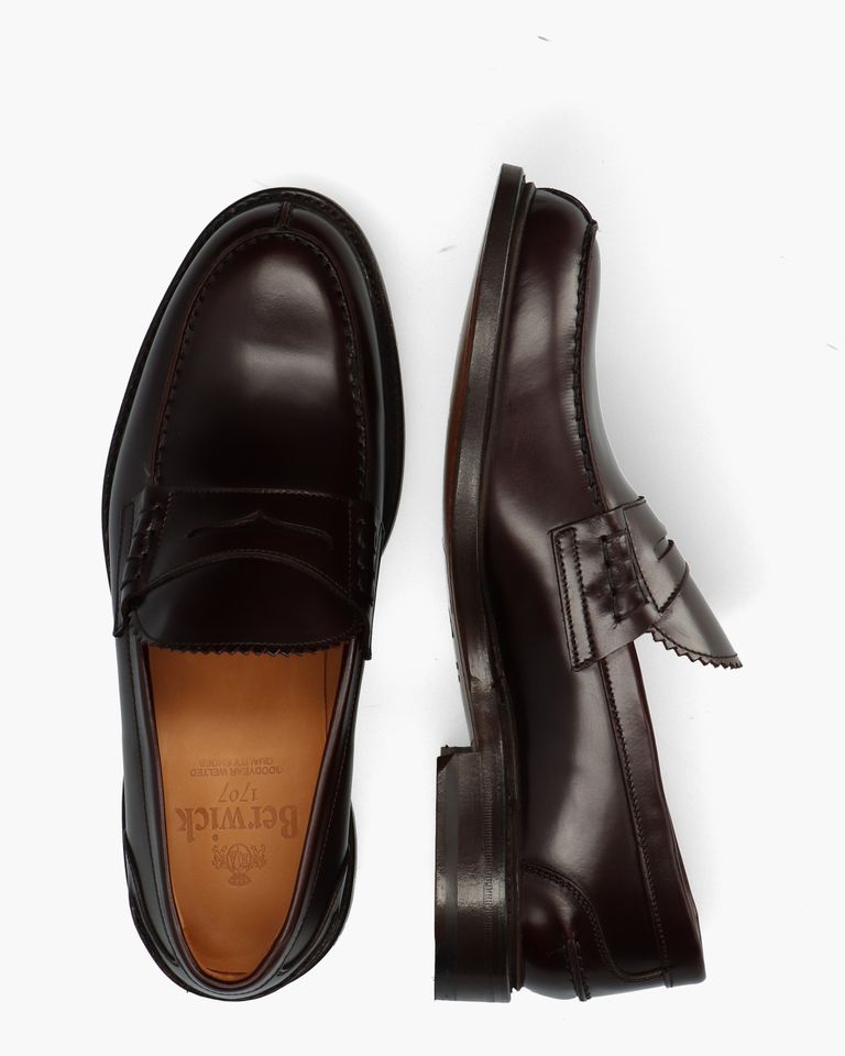 11053-K2 Donkerbruin Herenloafers