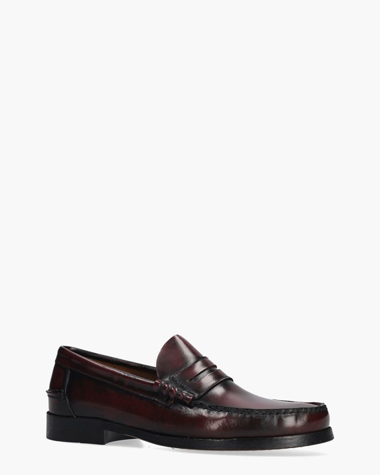 4026 Bordeauxrood Herenloafers