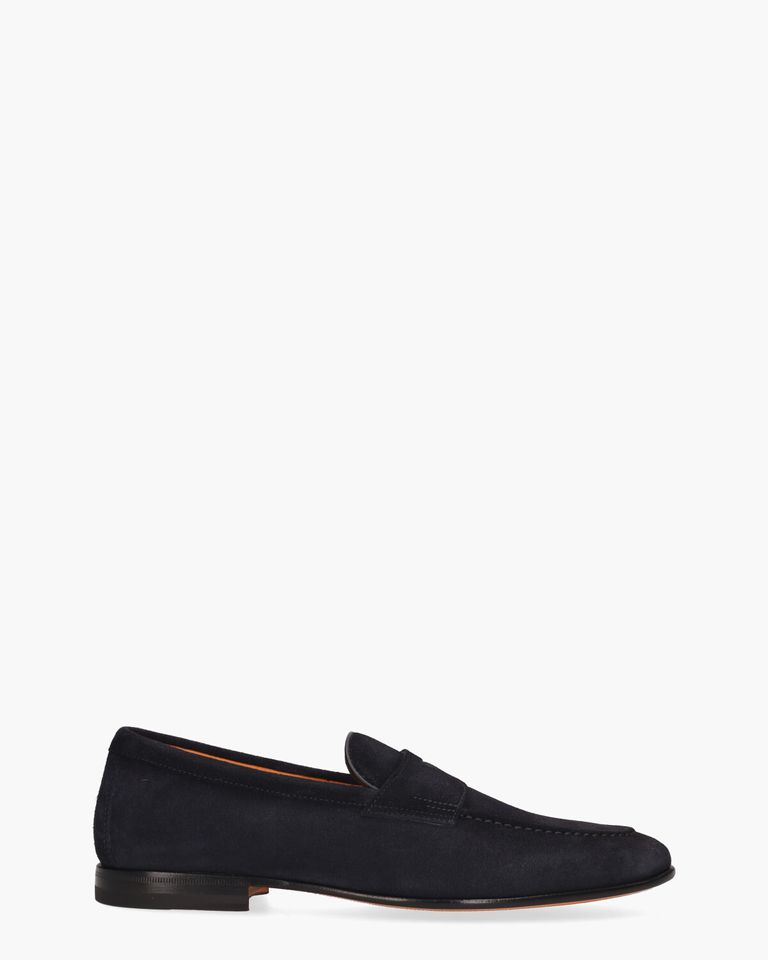 19044 Donkerblauw Herenloafers