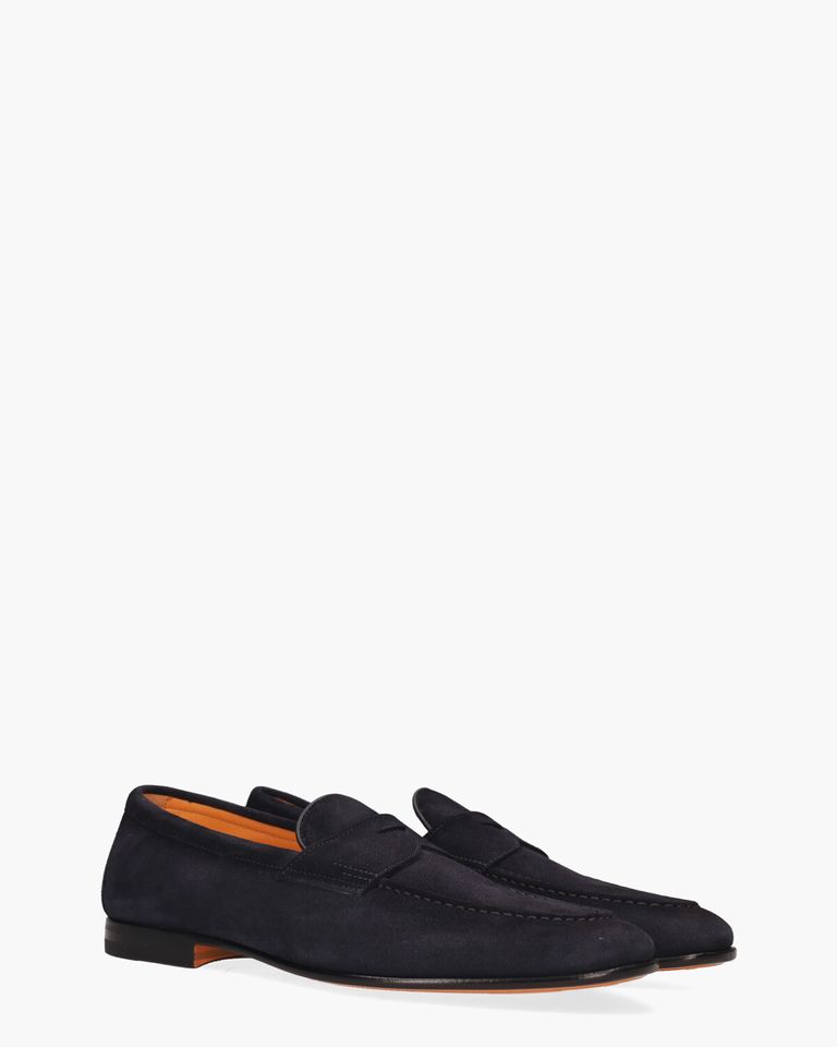 19044 Donkerblauw Herenloafers