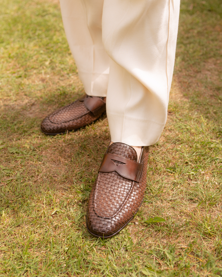 13903 Donkerbruin Herenloafers