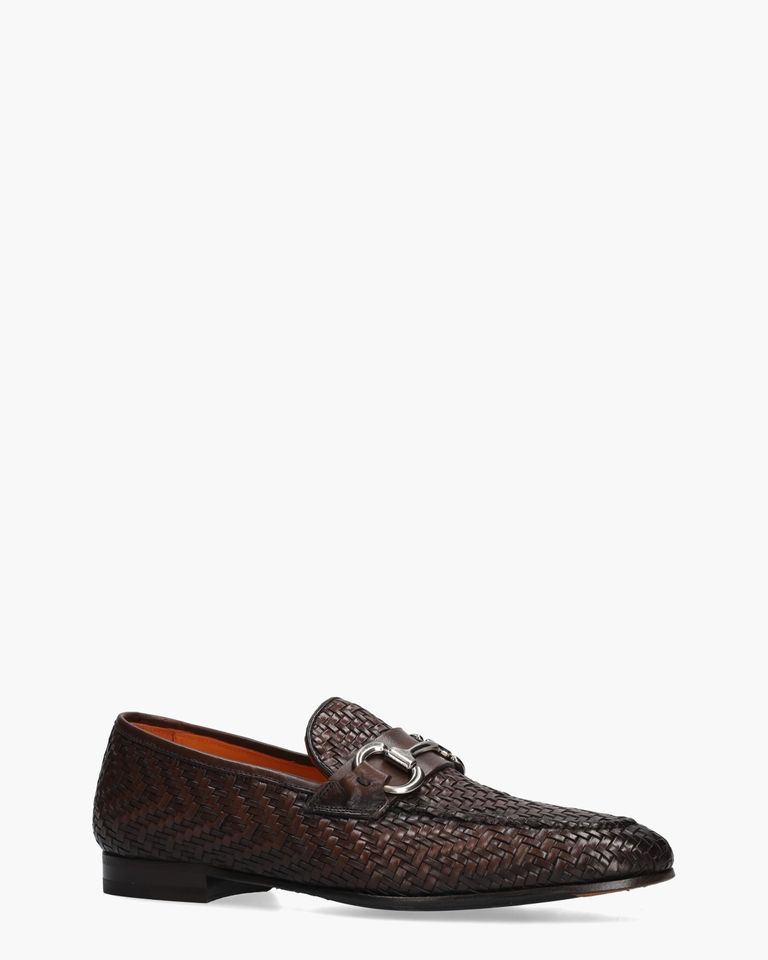 X2028 Donkerbruin Herenloafers