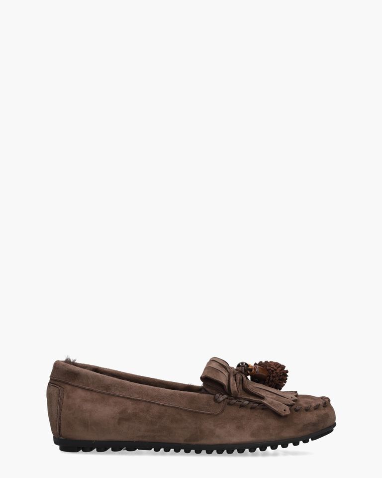 Arienne Donkerbruin Damesloafers