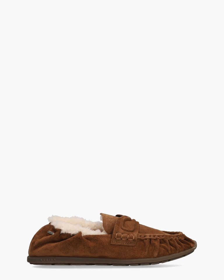 Riley Mio Fur Brown suede