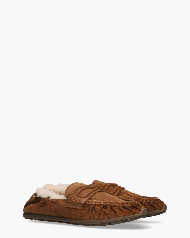 Riley Mio Fur Brown suede