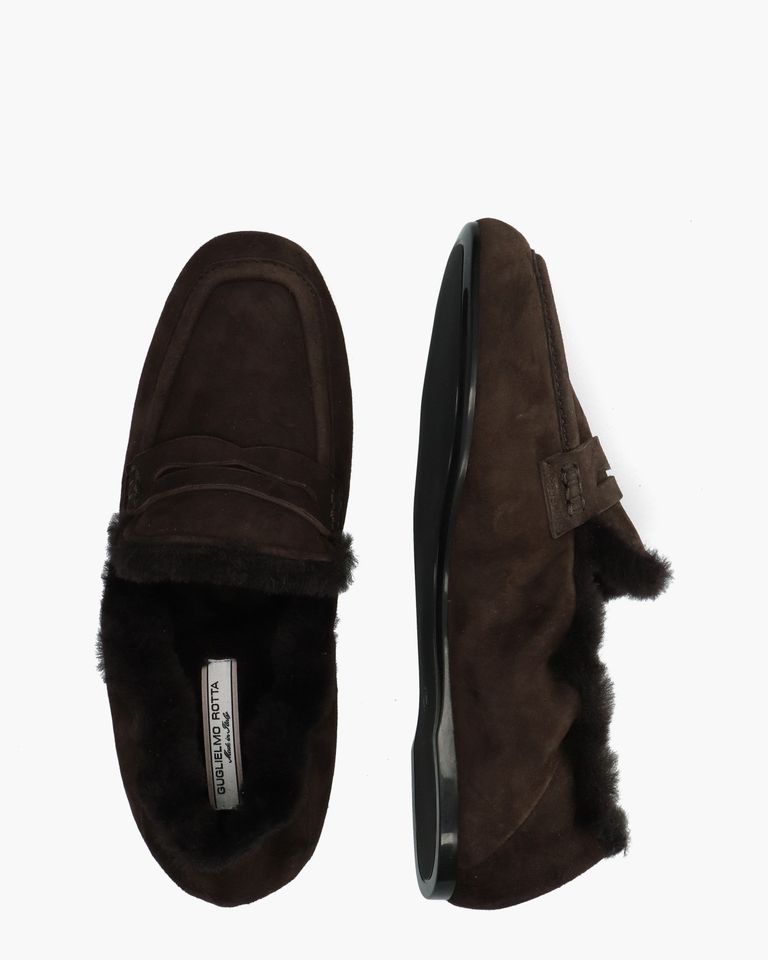 Sheldon Donkerbruin Damesloafers