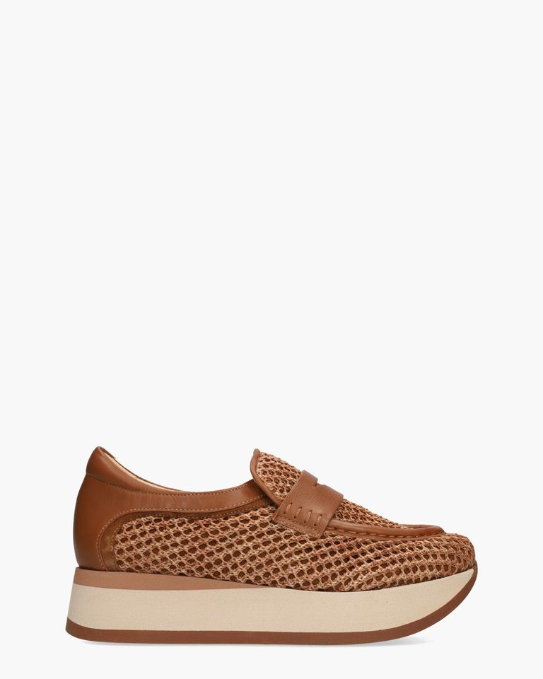 Caela Cognac Damesloafers