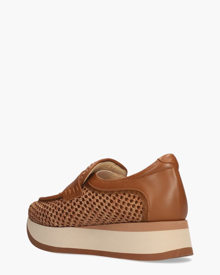 Caela Cognac Damesloafers
