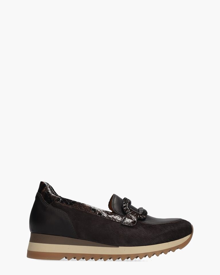 4010.01.003 Donkerbruin Damesloafers