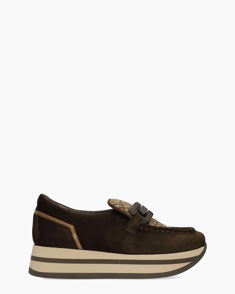 Celine Donkerbruin Damesloafers