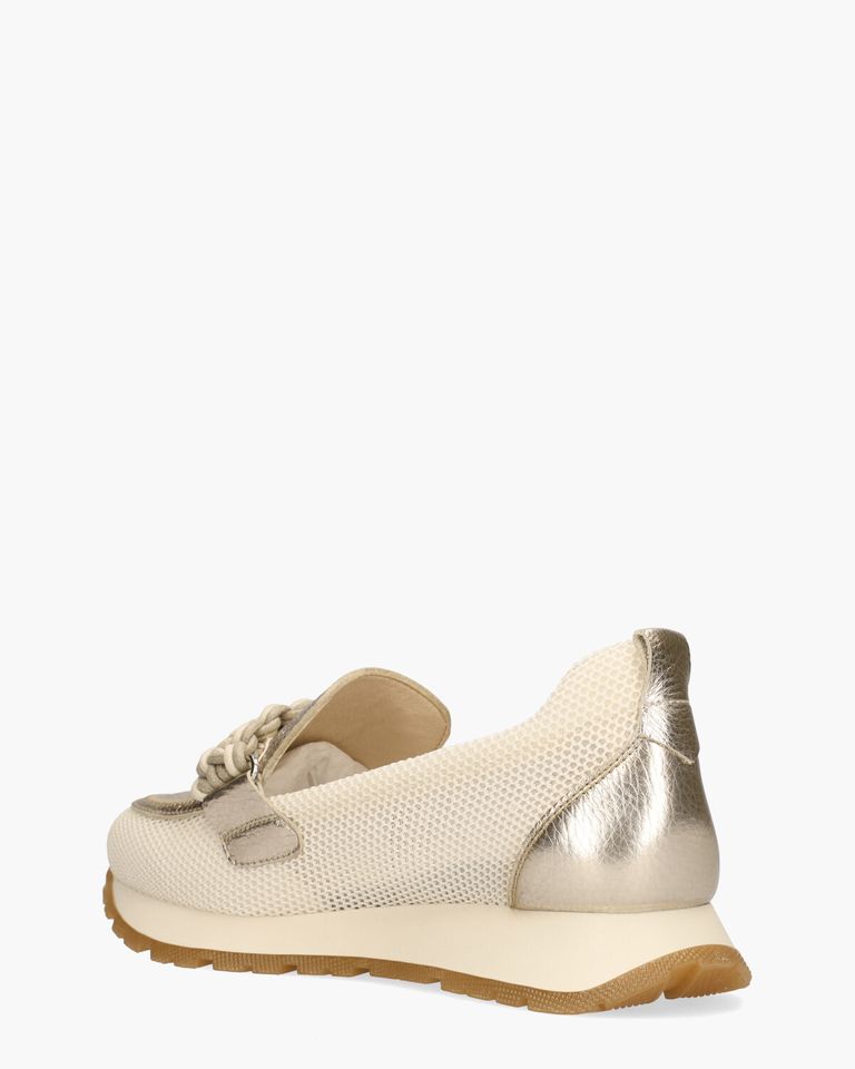 HV253948 Off-White/Goud Damesloafers