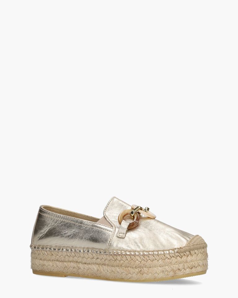2292 Goud Damesloafers