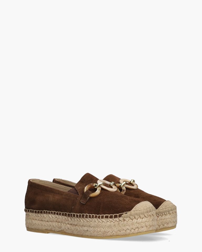 2292 Donkerbruin Damesloafers