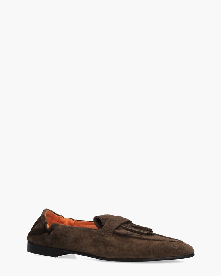 Wedge 1I Donkerbruin Damesloafers