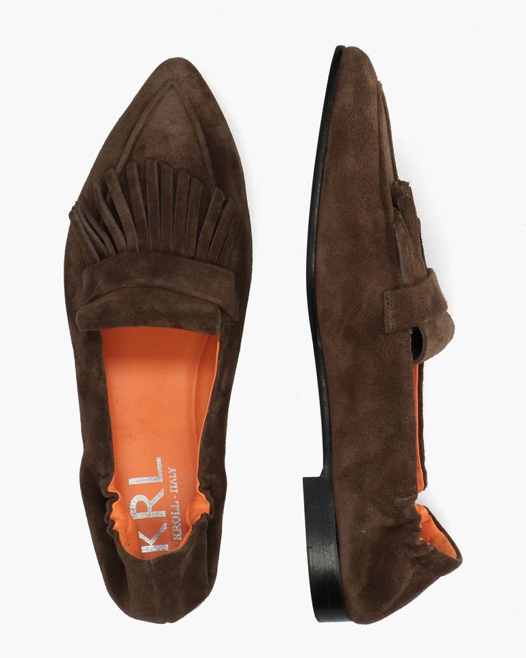 Wedge 1I Donkerbruin Damesloafers