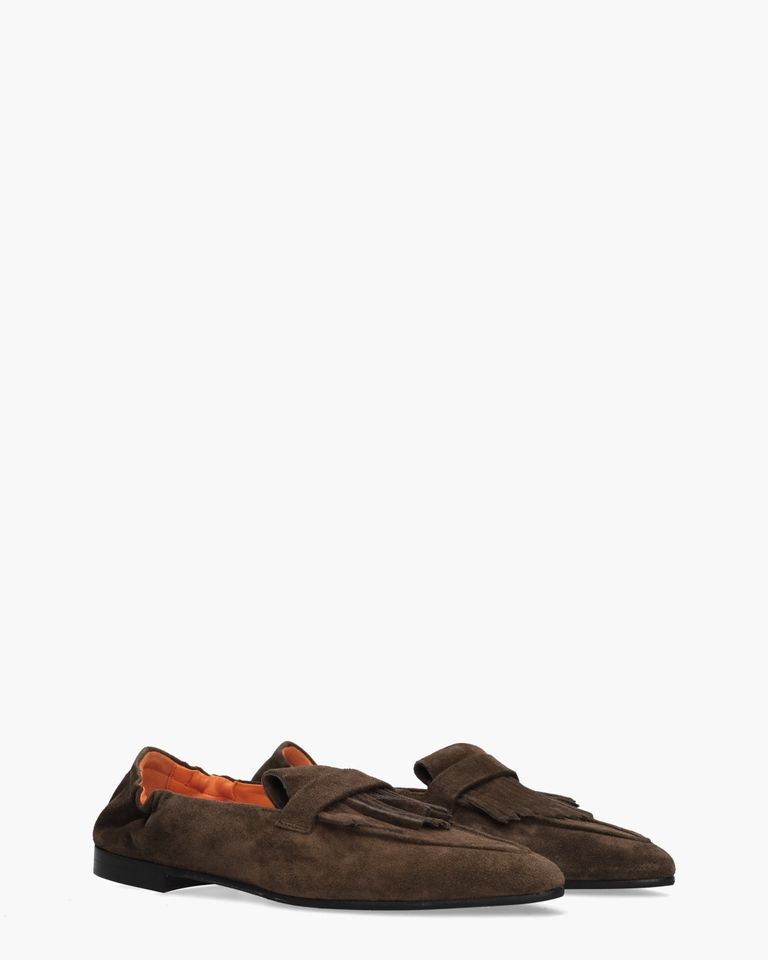 Wedge 1I Donkerbruin Damesloafers