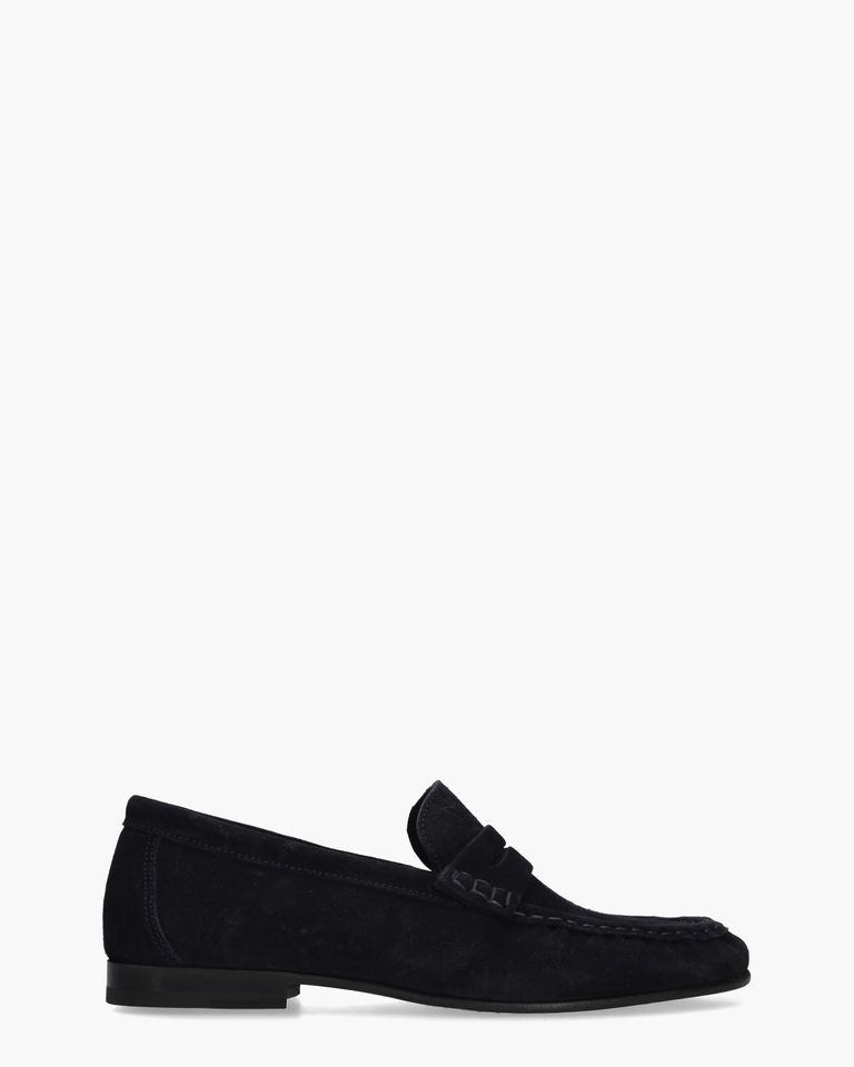 Penny Loafer Wrinkle Donkerblauw Damesloafers