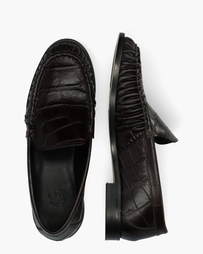 Rudi Donkerbruin Damesloafers