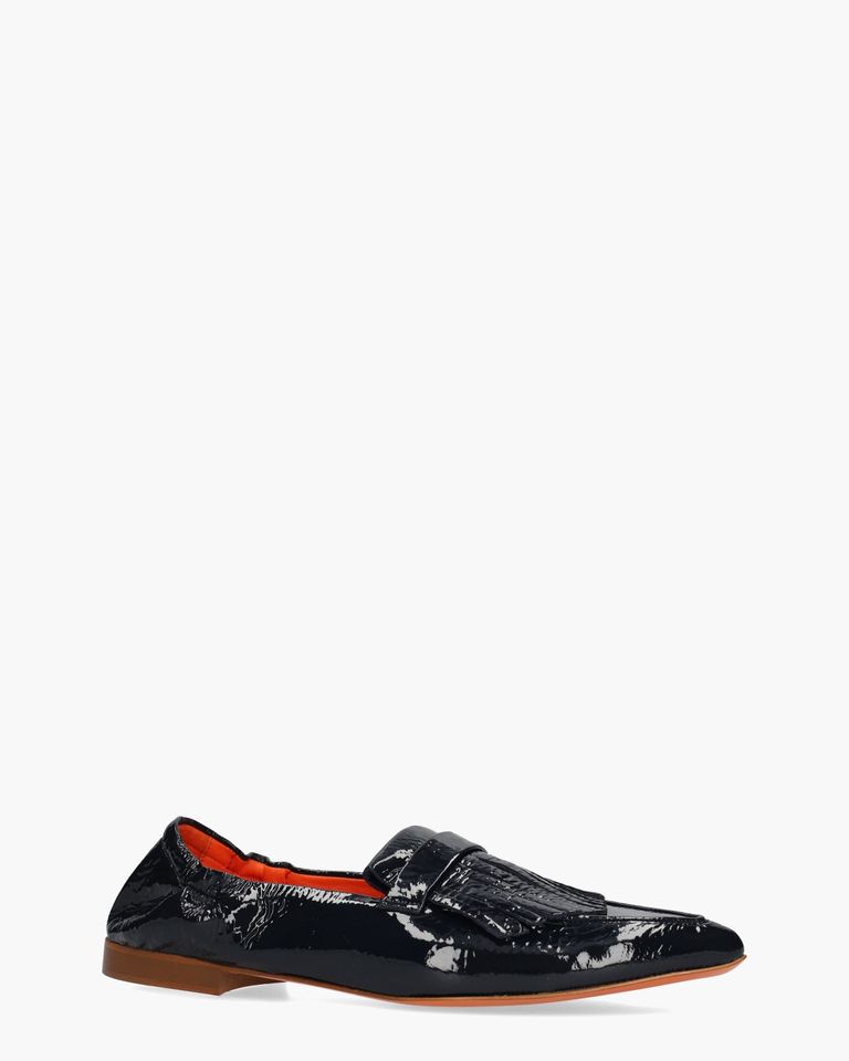 Wedge 1G Donkerblauw Damesloafers