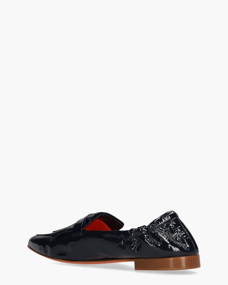 Wedge 1G Donkerblauw Damesloafers